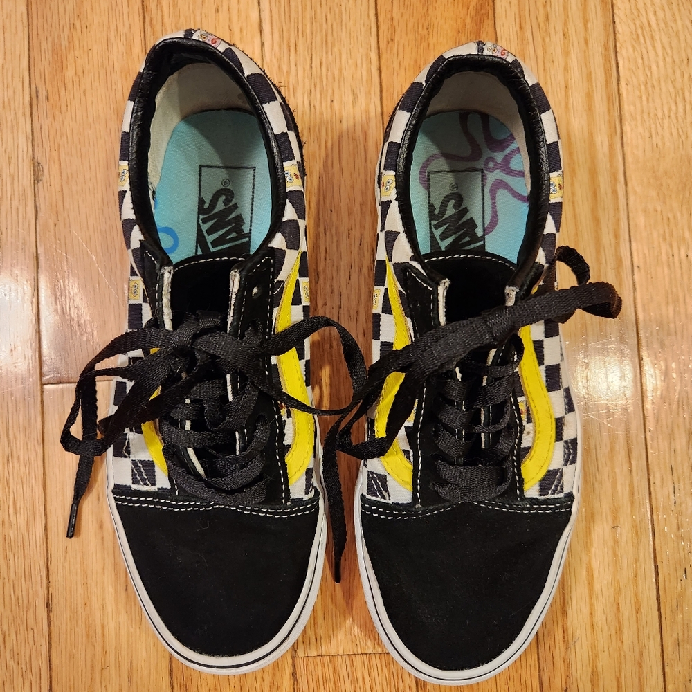 Vans X Spongebob Squarepants Old Skool Checkerboa… - image 3